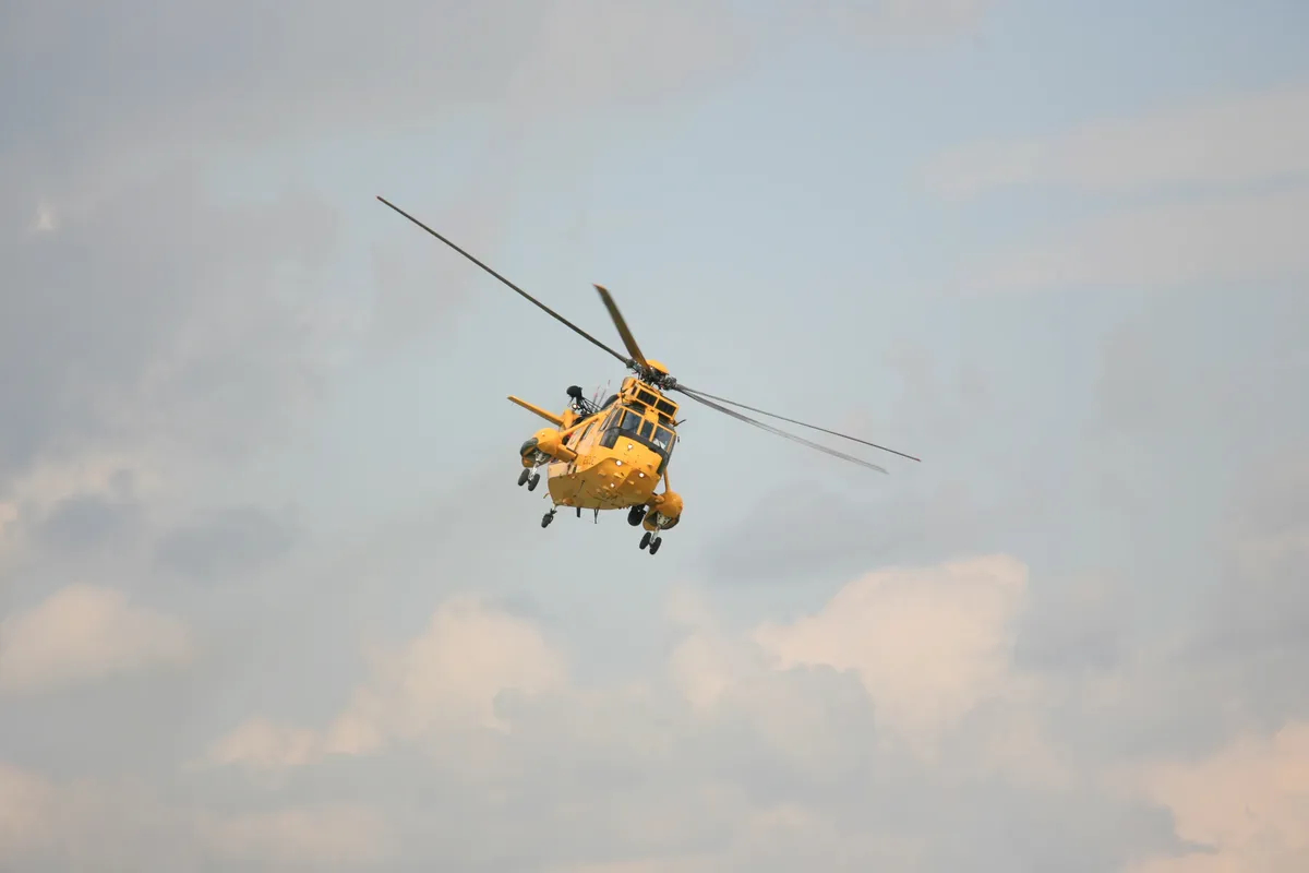 British version of the US Sikorsky S-61 with the same name produced by Westland Helicopters. Photo: Paul Grogan / PhotoPlus Magazine / Future / Getty Images