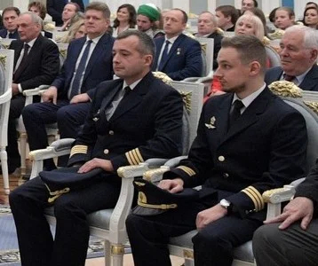 Дамир Юсупов и Георгий Мурзин на церемонии награждения в Кремле. 21 ноября 2019 года. Фото: <a href="https://commons.wikimedia.org/w/index.php?curid=84217195">Wikimedia Commons</a>, Kremlin.ru, CC BY 4.0