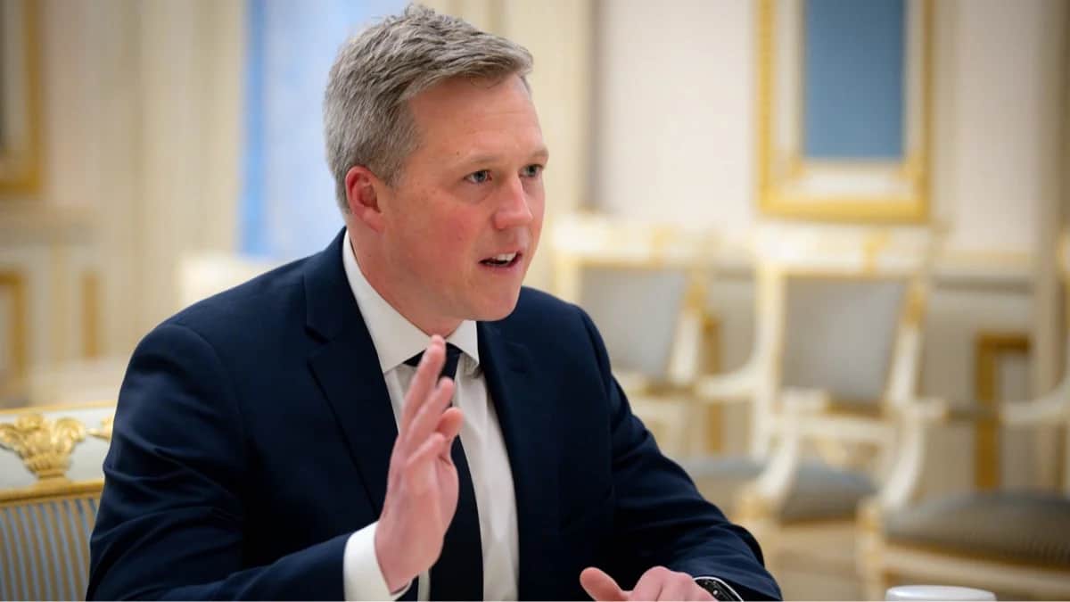 Дэниел Дрисколл на встрече с Владимиром Зеленским, Киев, Украина, 20 ноября 2025 года. Фото: пресс-служба Офиса Президента Украины