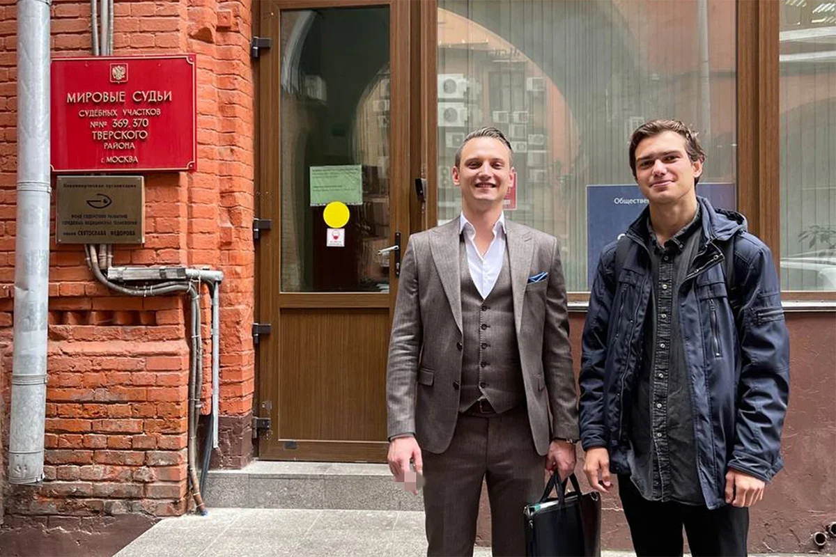Dmitry Zakhvatov and Gleb Maryasov. Photo: Yelizaveta Nesterova / Mediazona