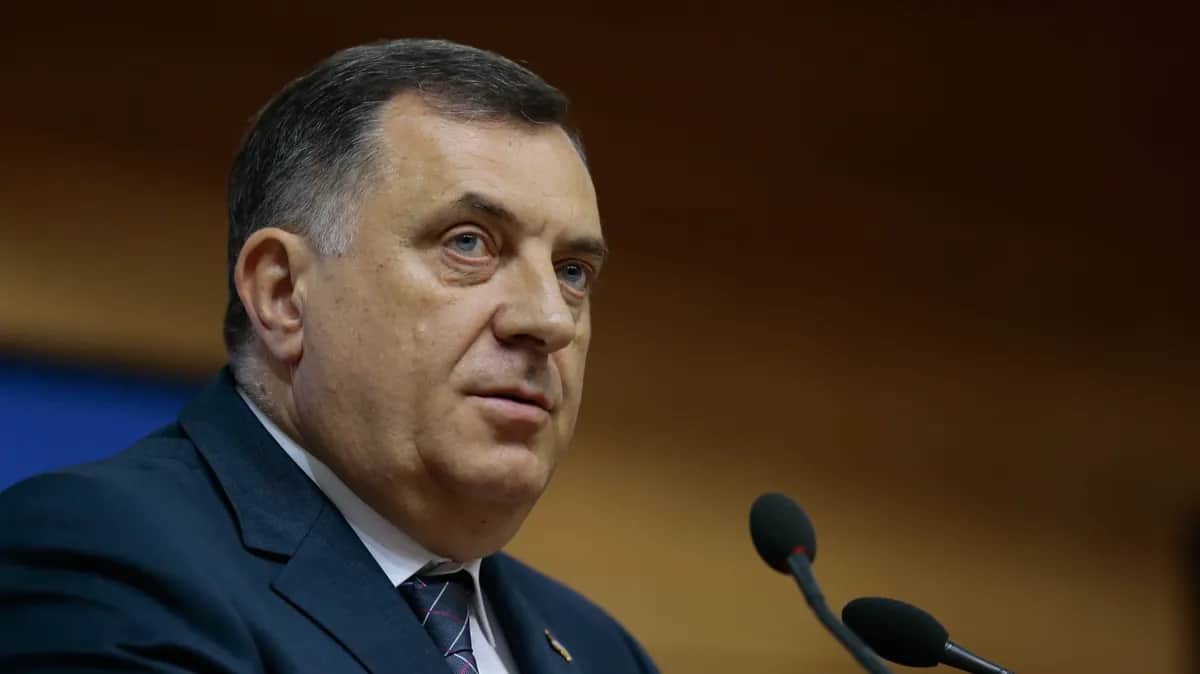 Президент Республики Сербской Милорад Додик. Фото: Mustafa Öztürk / Anadolu Agency / Getty Images&nbsp;