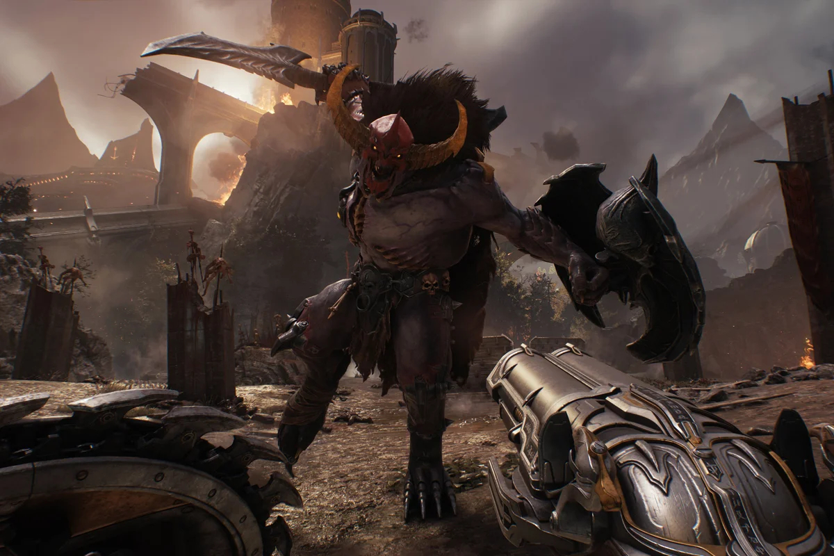 Doom: The Dark Ages. Кадр: <a href="https://www.kojimaproductions.jp/en/death-stranding-2" rel="noopener noreferrer" title="https://www.kojimaproductions.jp/en/death-stranding-2">Bethesda Softworks</a>