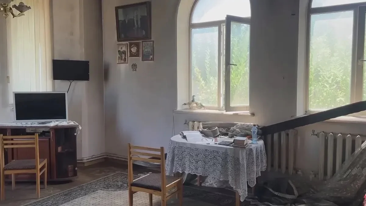 The Orthodox Church of the Intercession of the Holy Virgin in Derbent after the terror attack. Photo: <a href="https://t.me/agiprd/16180">Head of Dagestan</a> / Telegram