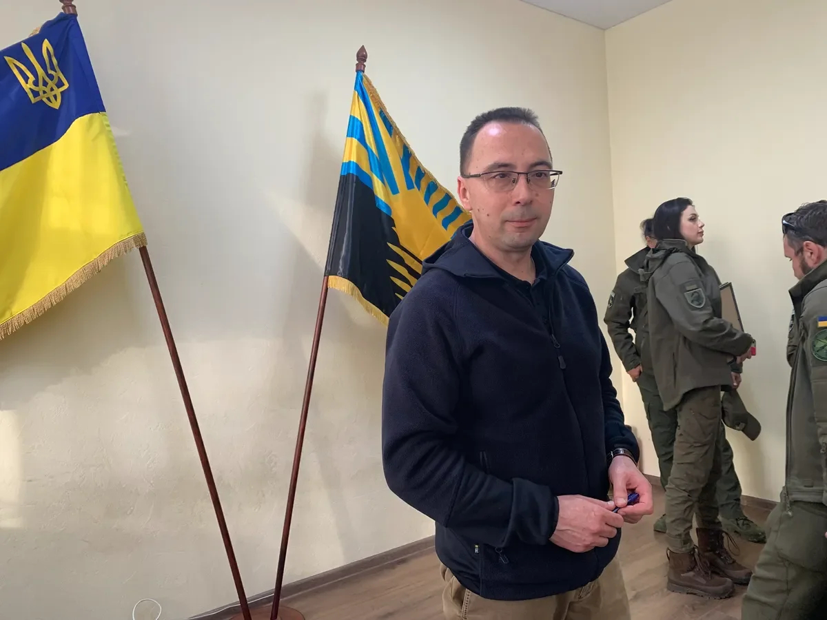 Serhii Dobryak, Head of the military administration of Pokrovsk. Photo: Olga Musafirova
