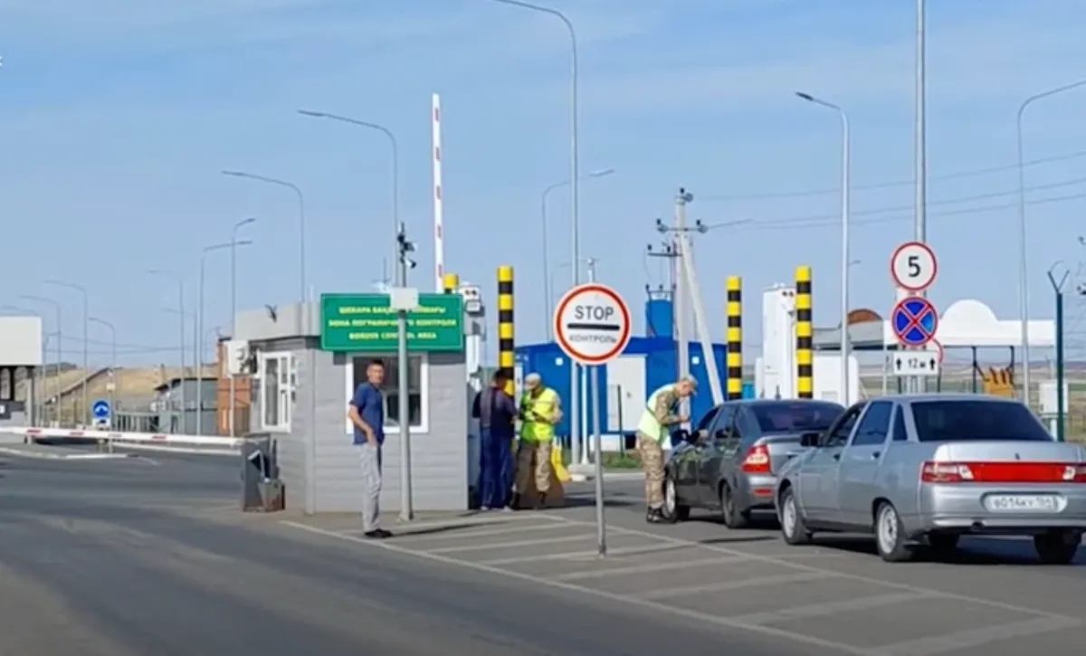 Граница Казахстана и России. Фото: скрин <a href="https://www.youtube.com/watch?v=ttIlVx3h1SE" rel="noopener noreferrer" title="https://www.youtube.com/watch?v=ttIlVx3h1SE">видео</a>