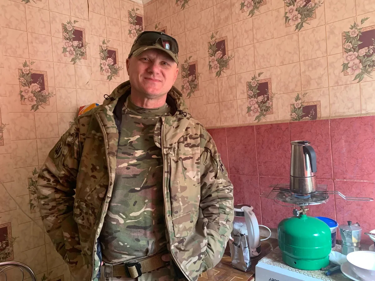 Ukrainian military man Hennadiy. Photo: Olga Musafirova