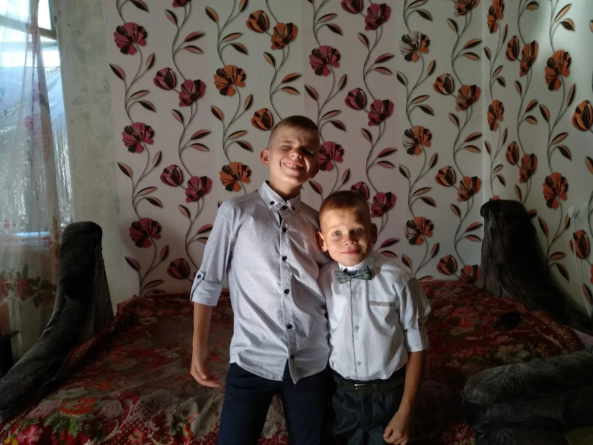 Illia and Arsenii. Photo from a personal archive