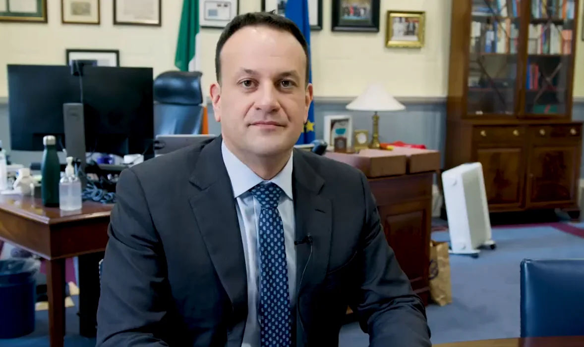 Заместитель премьер-министра Ирландии Лео Варадкар. Скриншот: twitter/LeoVaradkar