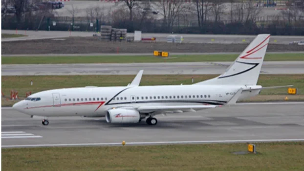 Boeing 737-7EM, owned by Russian Lukoil. Photo: the US Department of Commerce