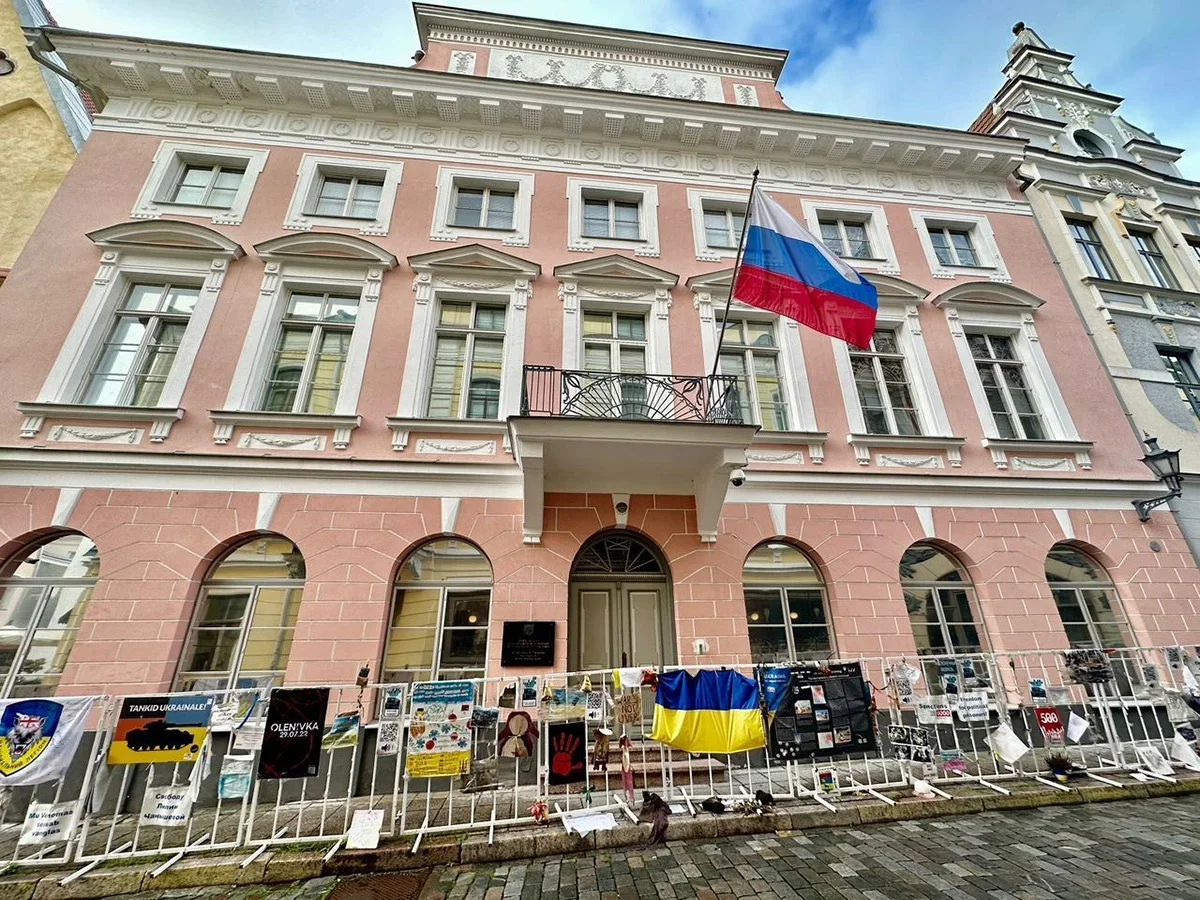 The Russian Embassy in Tallinn, Estonia. Photo: Daniel Thüler