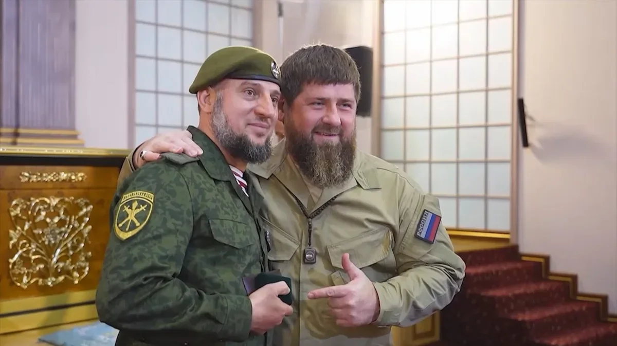 Apti Alaudinov and Ramzan Kadyrov. Photo: Ramzan Kadyrov / Telegram