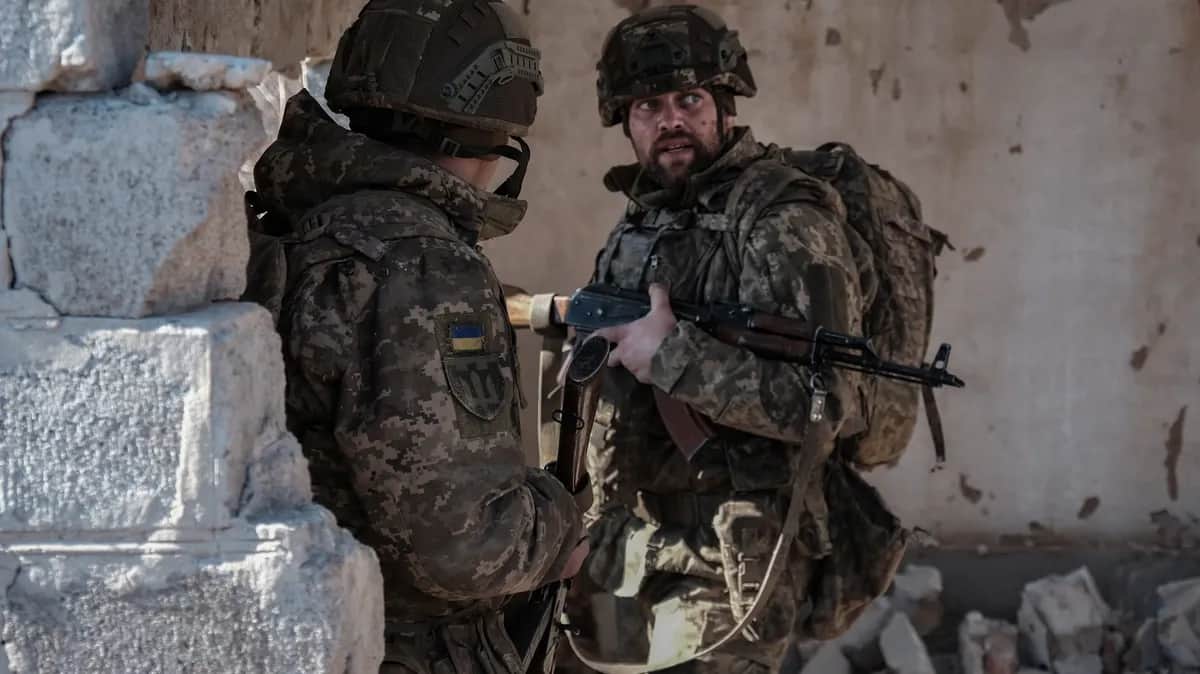 Ukrainian soldiers participate in training in the Donetsk region, Ukraine, 7 March 2025. Photo: EPA-EFE/MARIA SENOVILLA