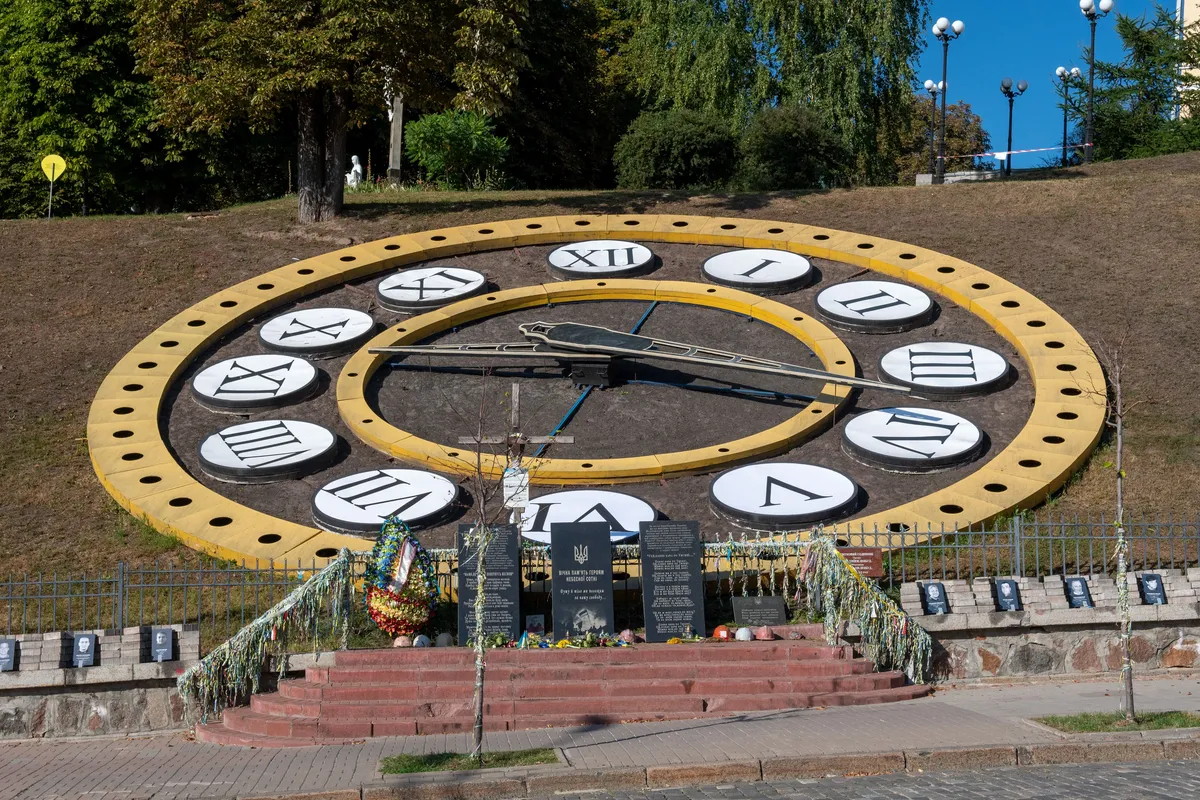 Аллея Небесной Сотни. Киев, 24 августа 2022 г. Фото: Йенс Альструп, специально для «Новой газеты. Европа»