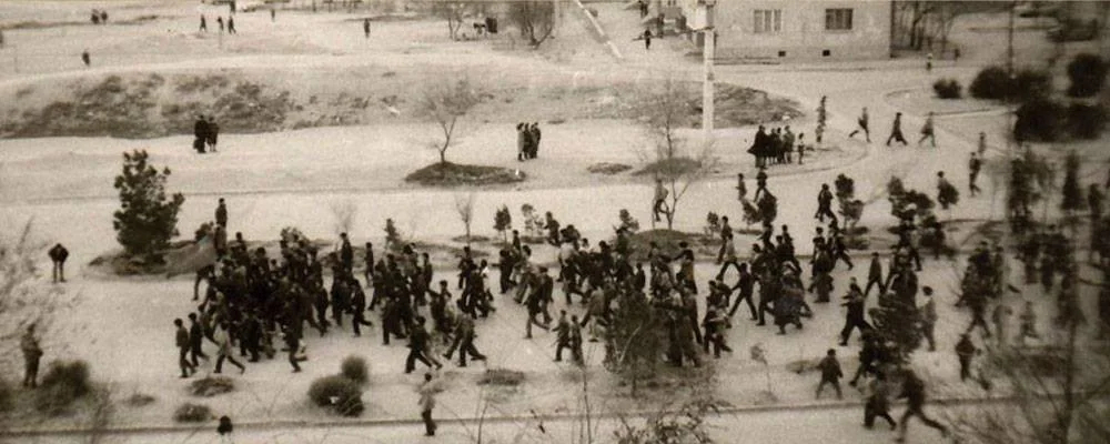 Погромы в Сумгаите. Фото: <a href="https://en.wikipedia.org/wiki/Sumgait_pogrom">Wikimedia Commons</a>