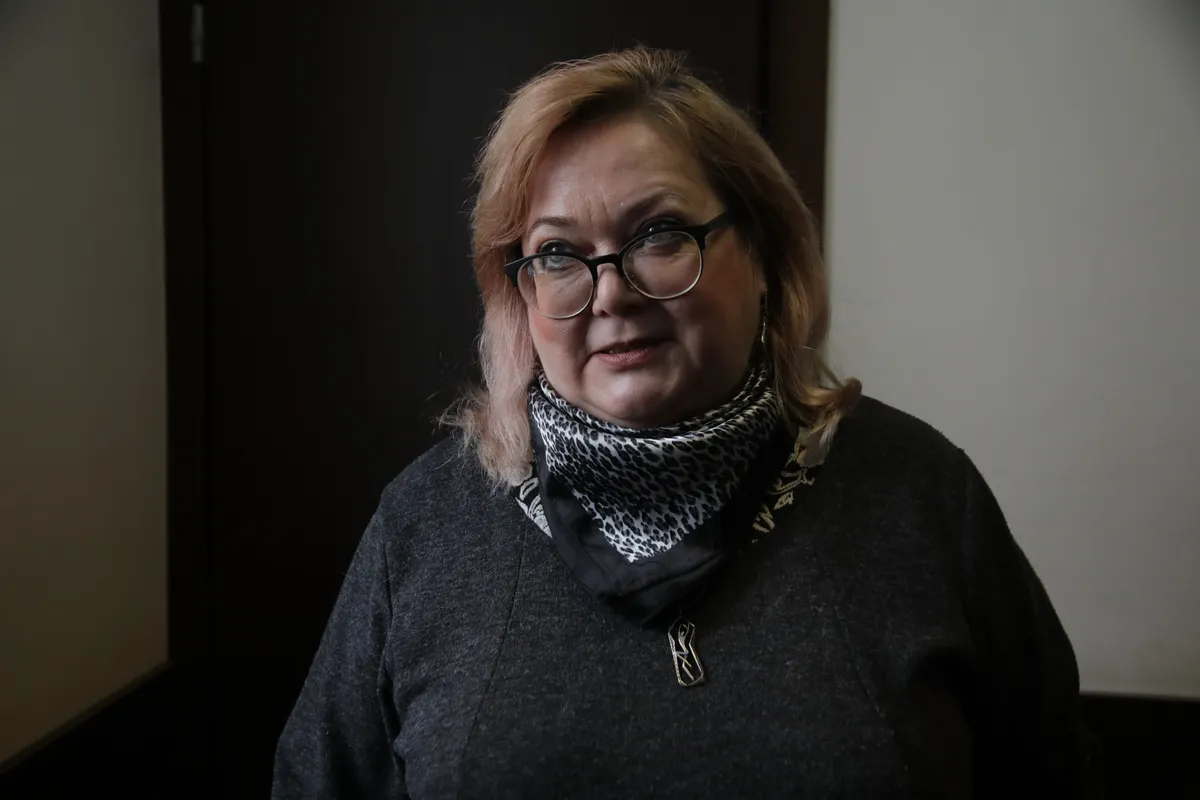 Адвокат Скобова Вероника Карагодина. Фото: Дмитрий Цыганов/«Новая газета Европа»