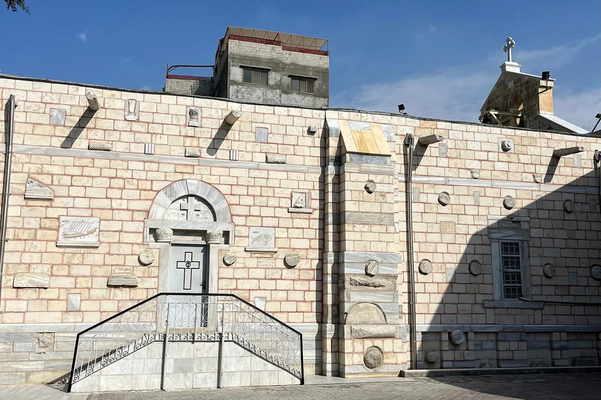 A church in Gaza. Photo: Dan Palraz / Wikimedia (CC BY-SA 4.0 DEED)