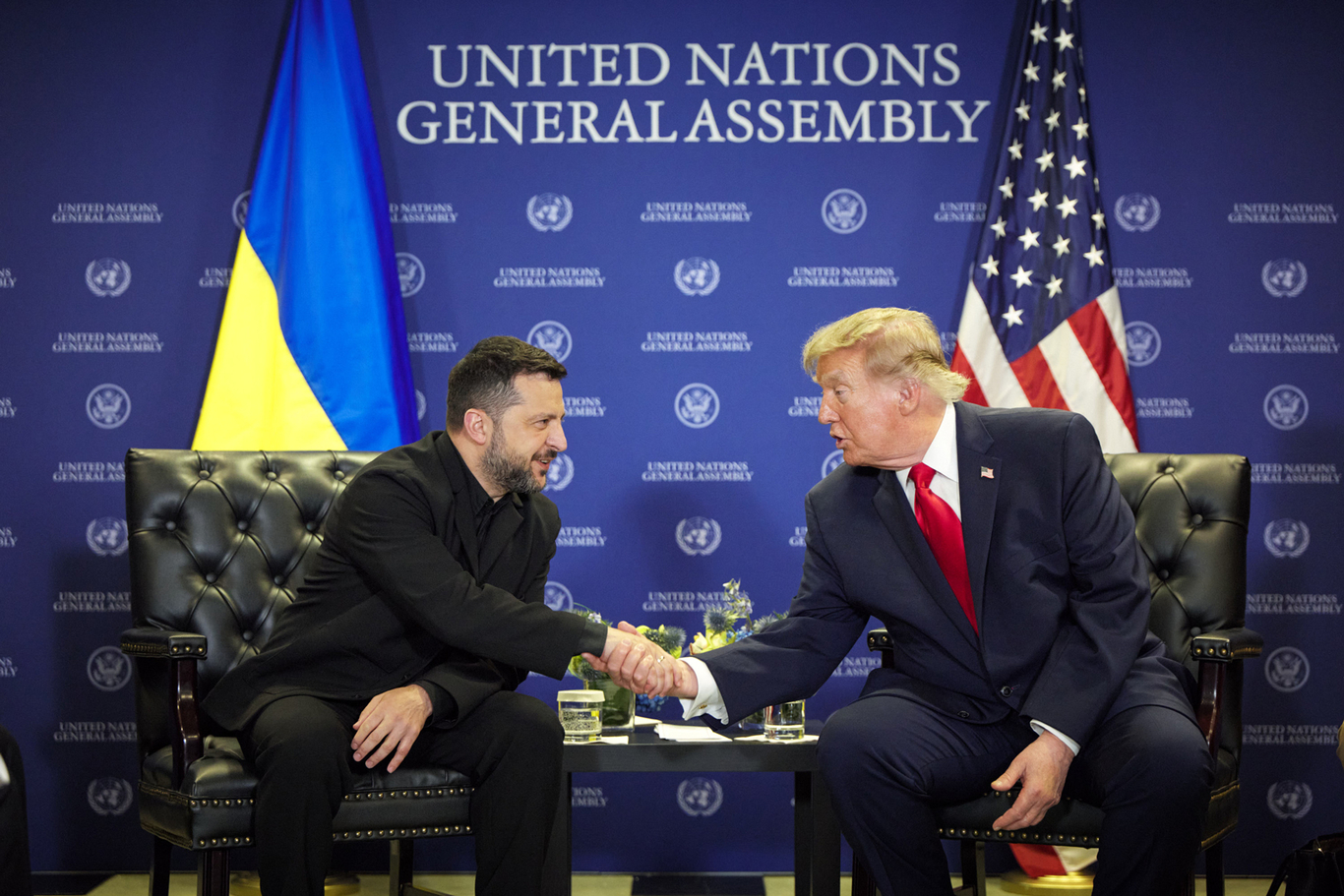 Владимир Зеленский и Дональд Трамп. Нью-Йорк, США. 22 сентября 2026 года. Фото: Офис Президента Украины