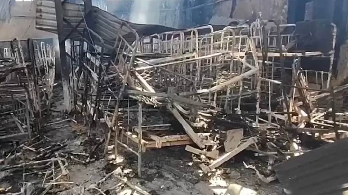 Кадры разрушенного СИЗО. Фото: Офис Генерального прокурора Украины /gp.gov.ua