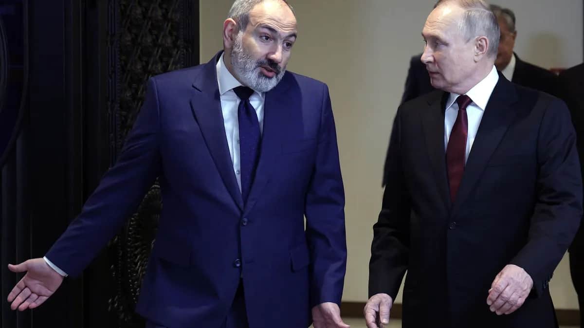 Владимир Путин и Никол Пашинян. Фото: REUTERS