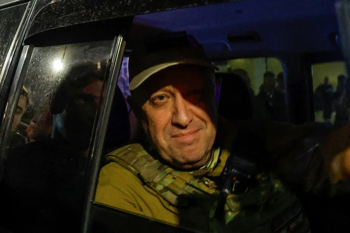 Yevgeny Prigozhin after the mutiny in Rostov-on-Don, 24 June 2023. Photo: Alexander Yermochenko / Reuters / Scanpix / LETA