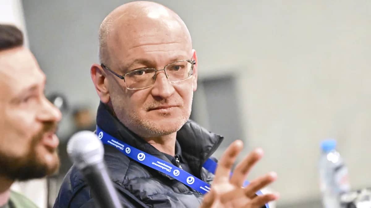 Максим Резник во время форума независимых депутатов «Муниципальная Россия», Москва, 13 марта 2021 года. Фото: Александр Миридонов / Коммерсантъ / Sipa USA / Vida Press