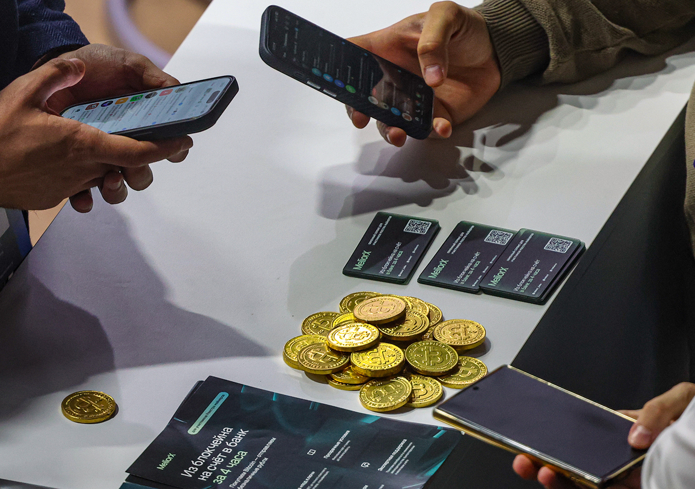 Blockchain Forum 2026. Москва, Россия. 15 апреля 2026 года. Фото: Максим Шипенков / EPA