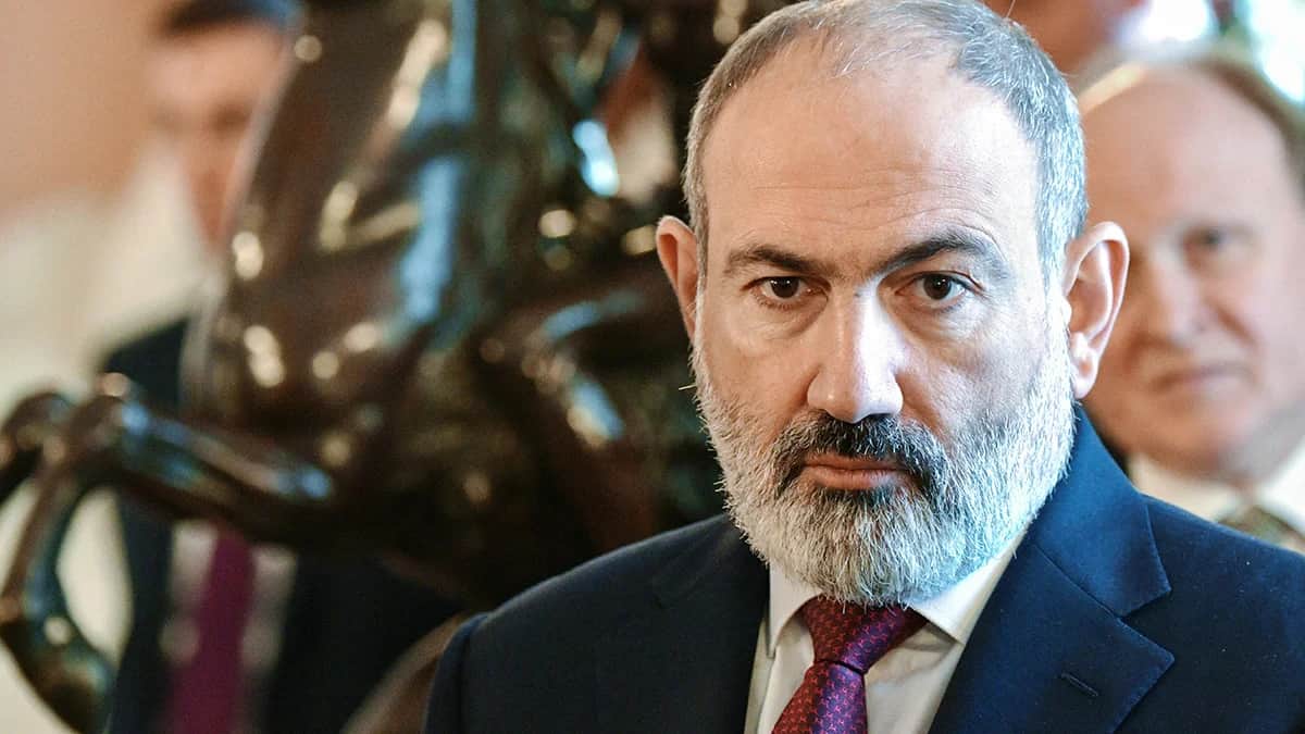 Премьер-министр Армении Никол Пашинян во время визита глав государств СНГ в Санкт-Петербурге, 26 декабря 2023 года. Фото: Алексей Даничев / Спутник / EPA-EFE