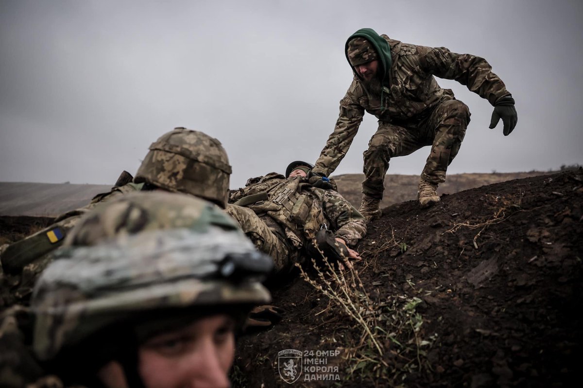 Украинские военнослужащие во время учений, ноябрь 2024 года. Фото: 24-я отдельная механизированная бригада / Facebook