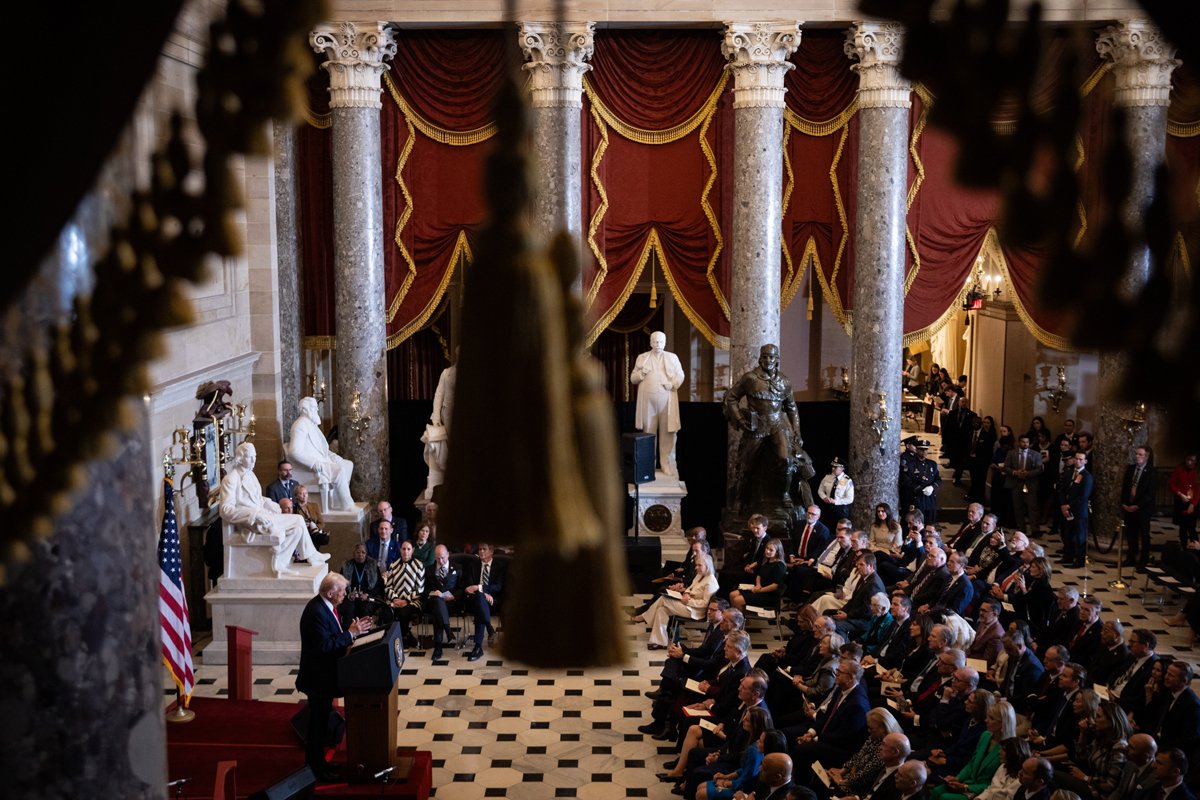 Национальный молитвенный завтрак в здании Конгресса, Вашингтон, 6 февраля 2025 года. Фото: Maansi Srivastava / EPA