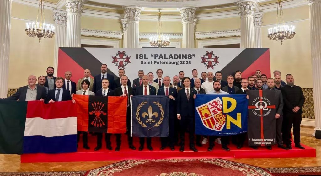 Robert Risch at International League of Anti-Globalist Paladins in St. Petersburg, Russia, September 2025. Photo: Radio Liberty