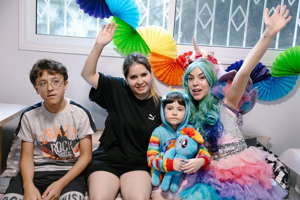 Мария Пашкурова и Настя на праздновании Дня рождения. Фото:  Шанс на жизнь