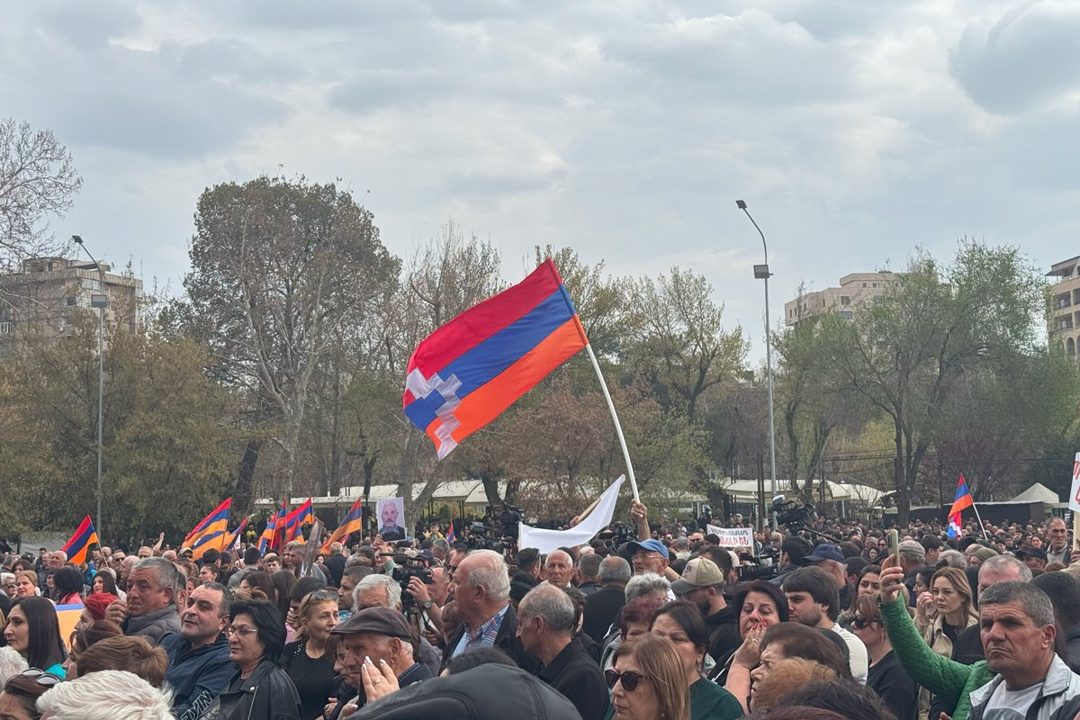 Митинг в Ереване, 29 марта 2025 года. Фото: Варужан Саргсян / специально для «Новой-Европа»