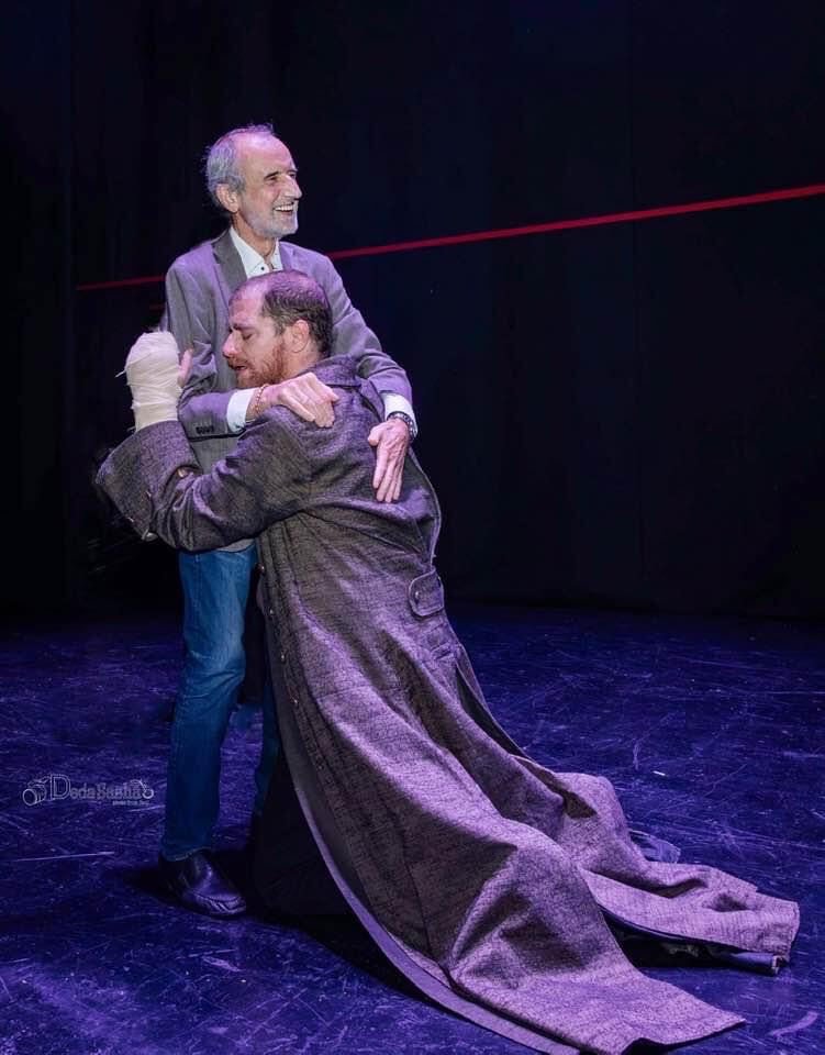 Римас Туминас и Шоломи Бертоно в спектакле «Сирано де Бержерак». Фото: Деда Саша