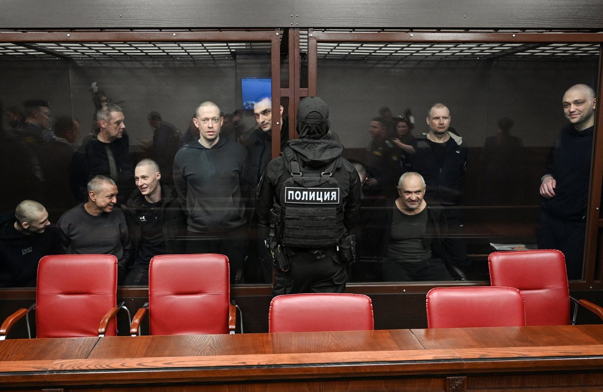 Суд над украинскими военнопленными, Ростов-на-Дону, 26 марта 2025 года. Фото: Сергей Пивоваров / Reuters / Scanpix / LETA