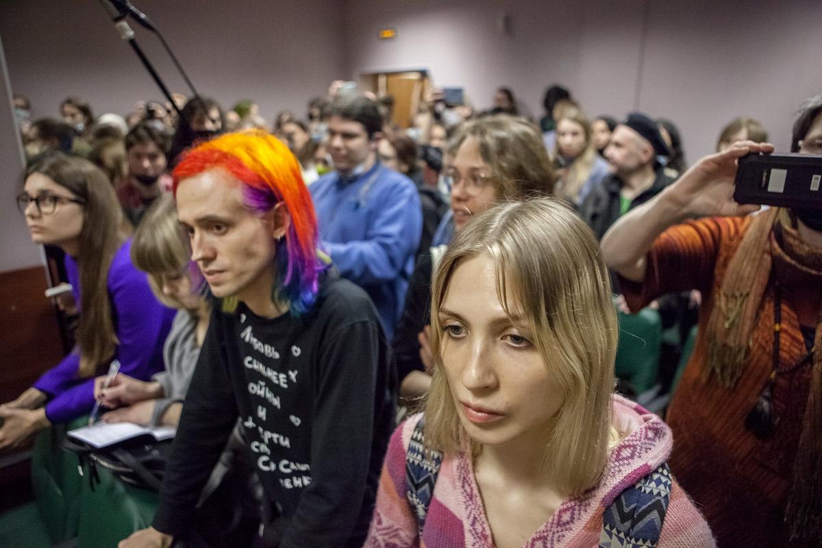 In the courtroom. Photo by Elena Rodina, special for Novaya Gazeta Europe