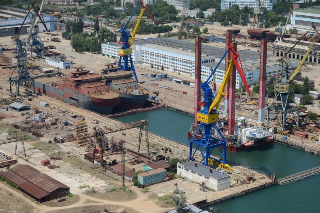 Судостроительный завод «Залив» в Керчи. Фото: Завод «Залив»