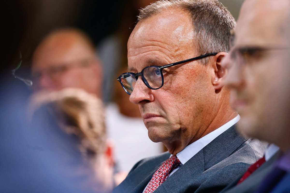 Председатель Христианско-демократического союза (ХДС) Фридрих Мерц, Берлин, Германия, 21 сентября 2023 года. Фото: Hannibal Hanschke / EPA-EFE