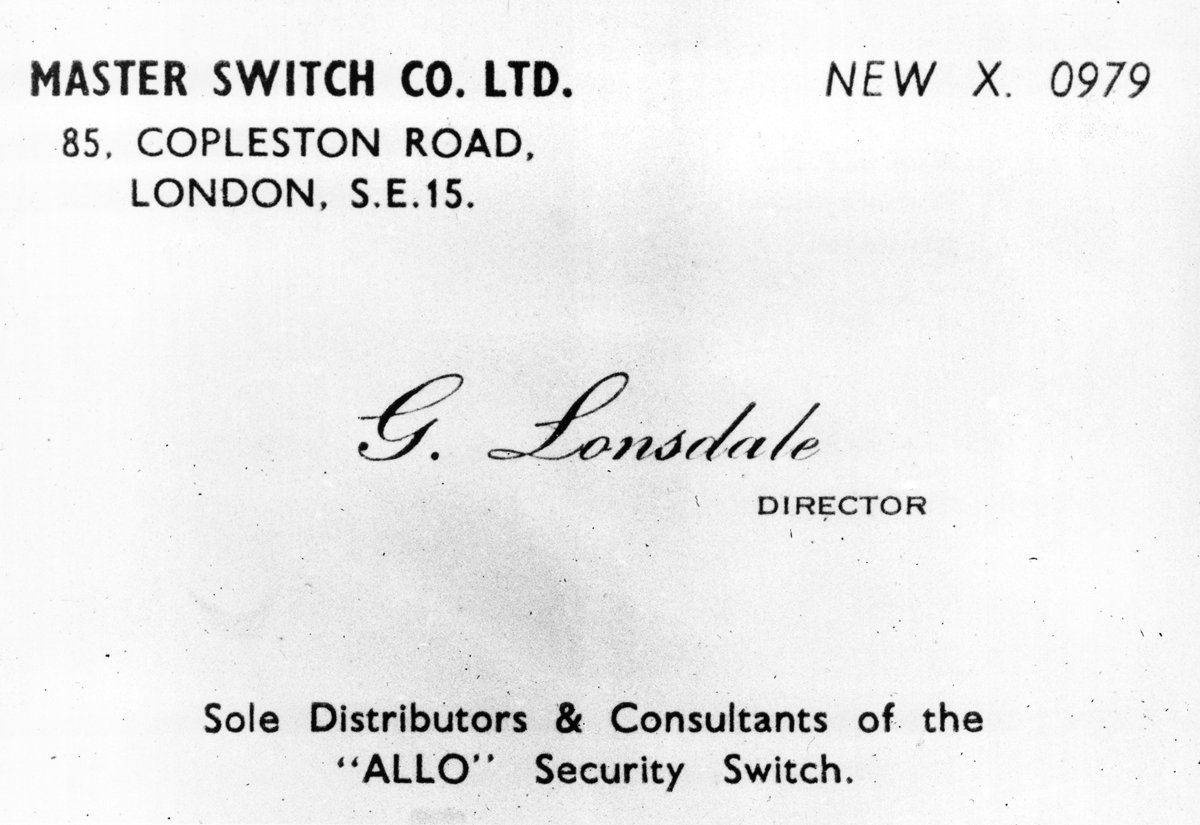 Визитка Конона Молодого, 1961 год. Фото: Daily Herald / Mirrorpix / Vida Press